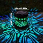 Solar Mandala LED Garden Lantern Waterproof Villa - Image 8
