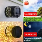 Solar Mandala LED Garden Lantern Waterproof Villa - Image 11