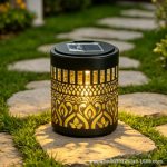 Solar Mandala LED Garden Lantern Waterproof Villa - Image 2
