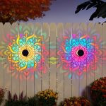 Solar Mandala LED Garden Lantern Waterproof Villa - Image 3