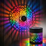 Solar Mandala LED Garden Lantern Waterproof Villa