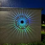 Solar Mandala LED Garden Lantern Waterproof Villa - Image 7