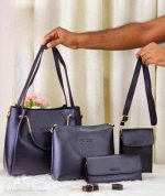 Premium Leather 4-Piece Bag Set - Image 3