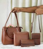 Premium Leather 4-Piece Bag Set - Image 4