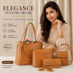 Premium Leather 4-Piece Bag Set